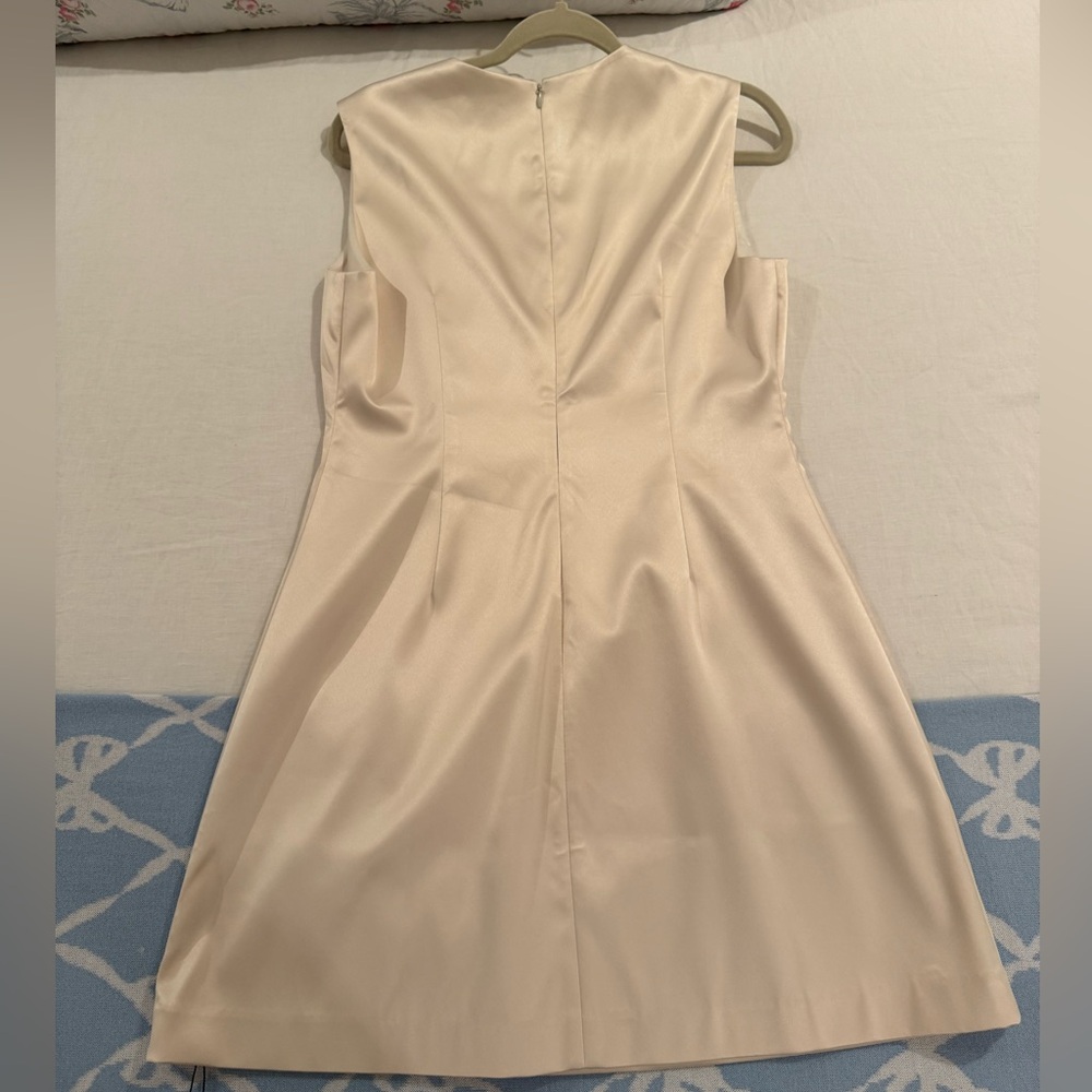 NWT L’Academie by Marianna Ori Mini Dress in Beige - Picture 5 of 5